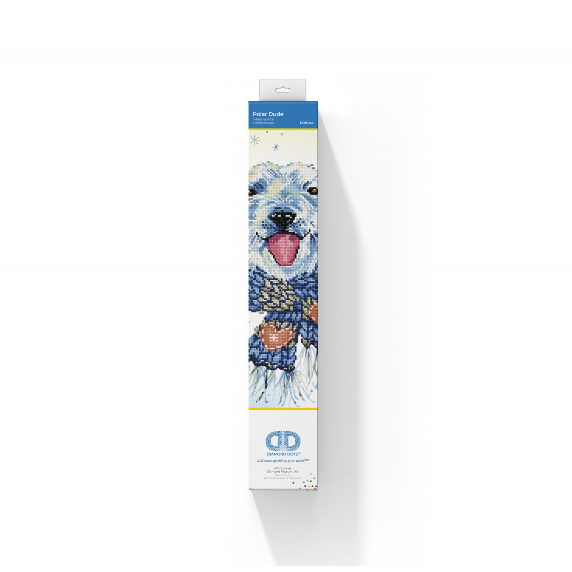 Diamond Dotz® Intermediate Polar Dude Diamond Painting Kit
